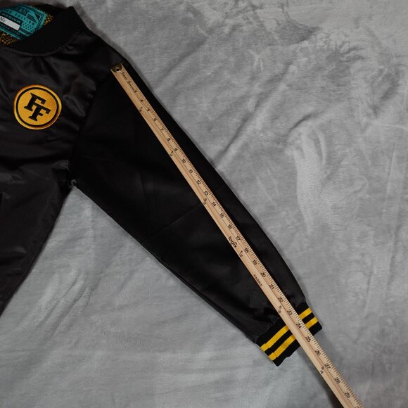 FireFly Music Festival Satin Bomber Jacket Mens M Limited Black - Picture 10 of 10